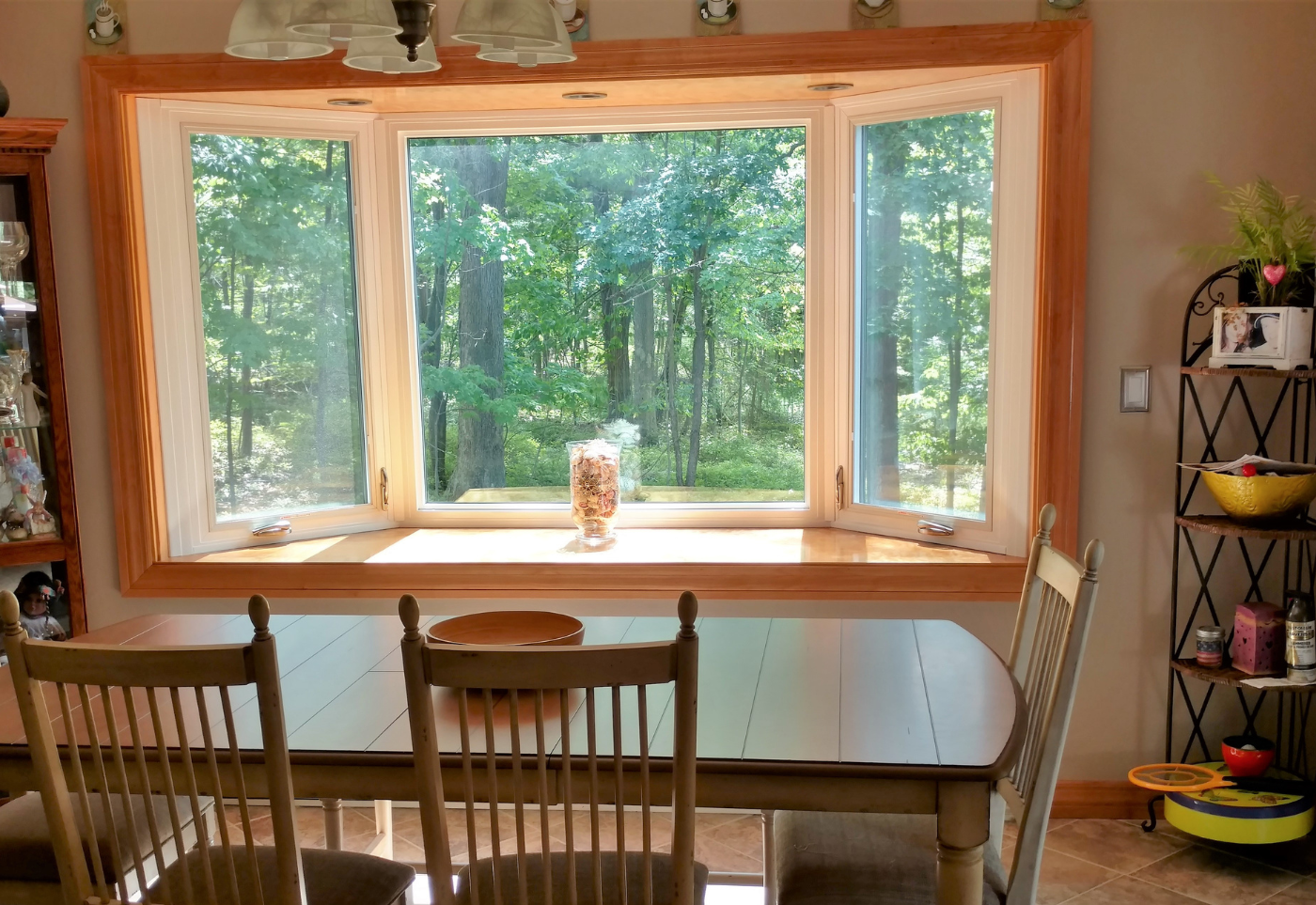 Replacement of a bay window in Clearfield, PA.