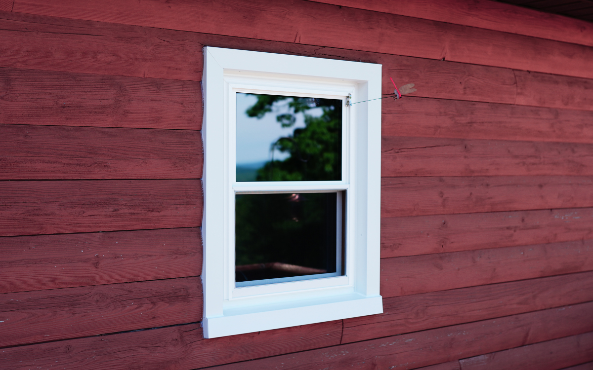 Double-hung windows after replacement