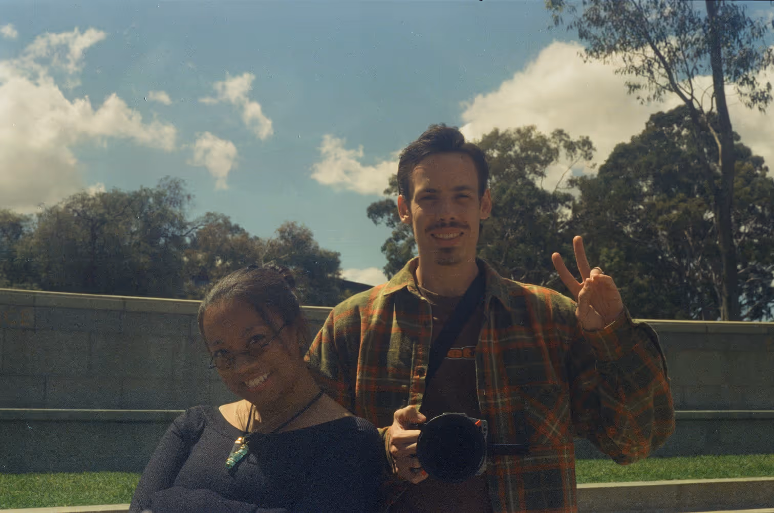 Photo of Tom & Ayu taken by a dear friend, Eren Lim, on a day trip out.