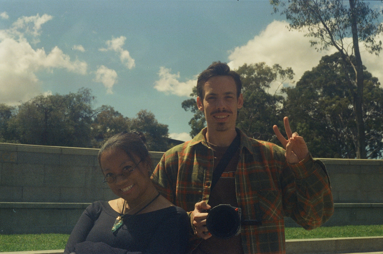 Photo of Tom & Ayu taken by a dear friend, Eren Lim, on a day trip out.