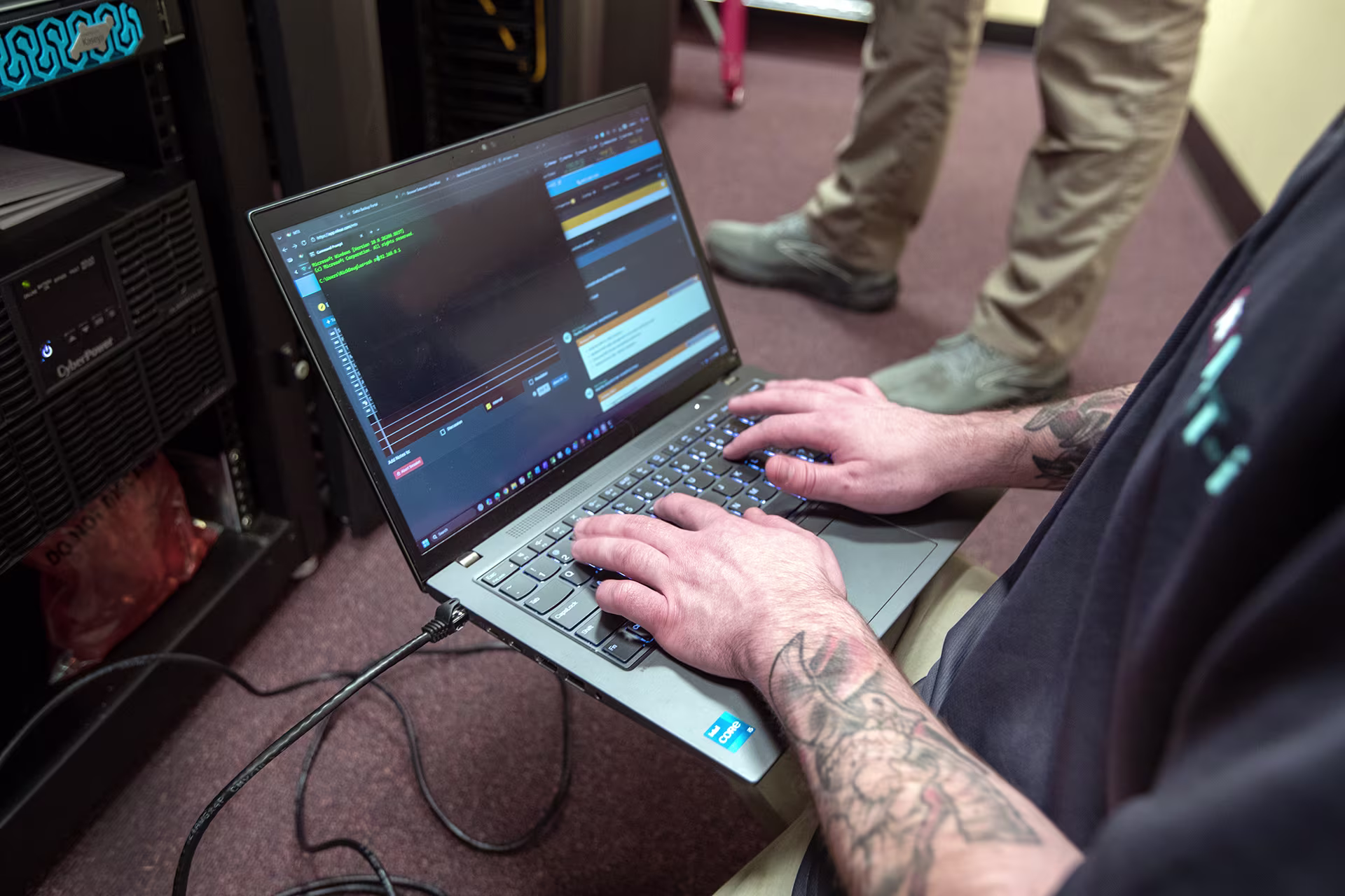 Managed IT services in Knoxville, including cybersecurity, Microsoft 365 support, cloud solutions, consulting, and network infrastructure