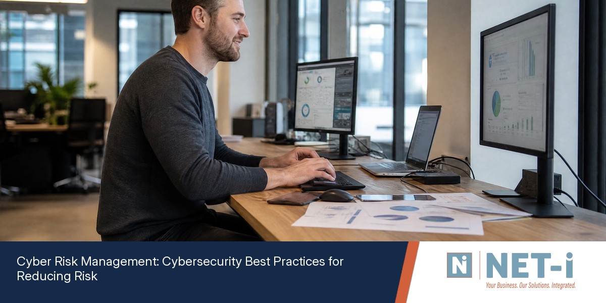 IT security agent working on his powerhouse software.