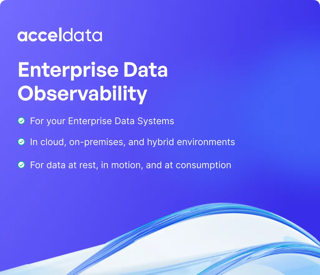 Enterprise data observability by Acceldata