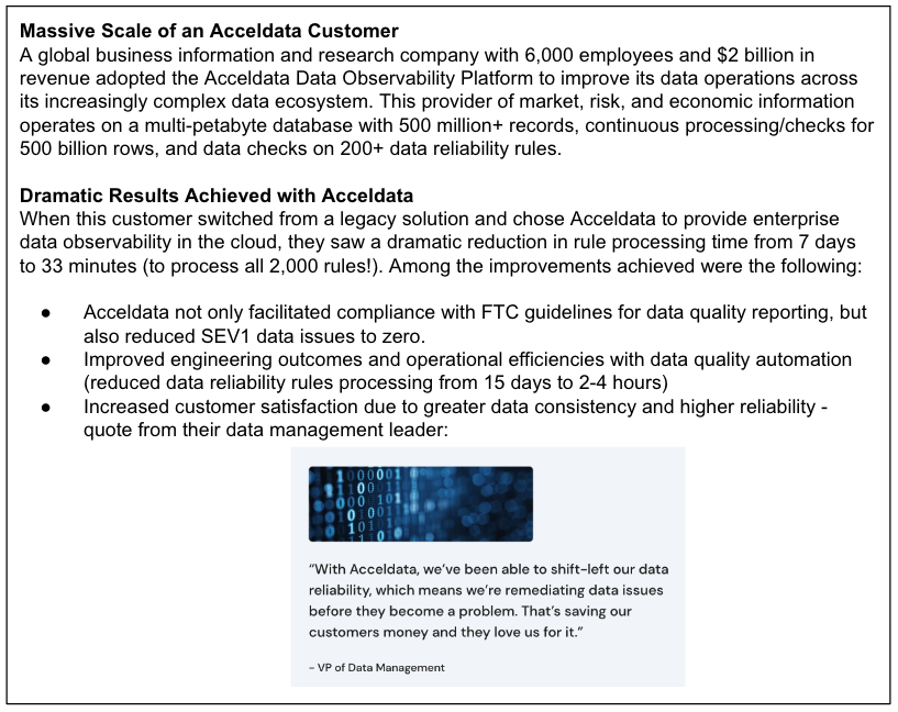 Acceldata Customer Success