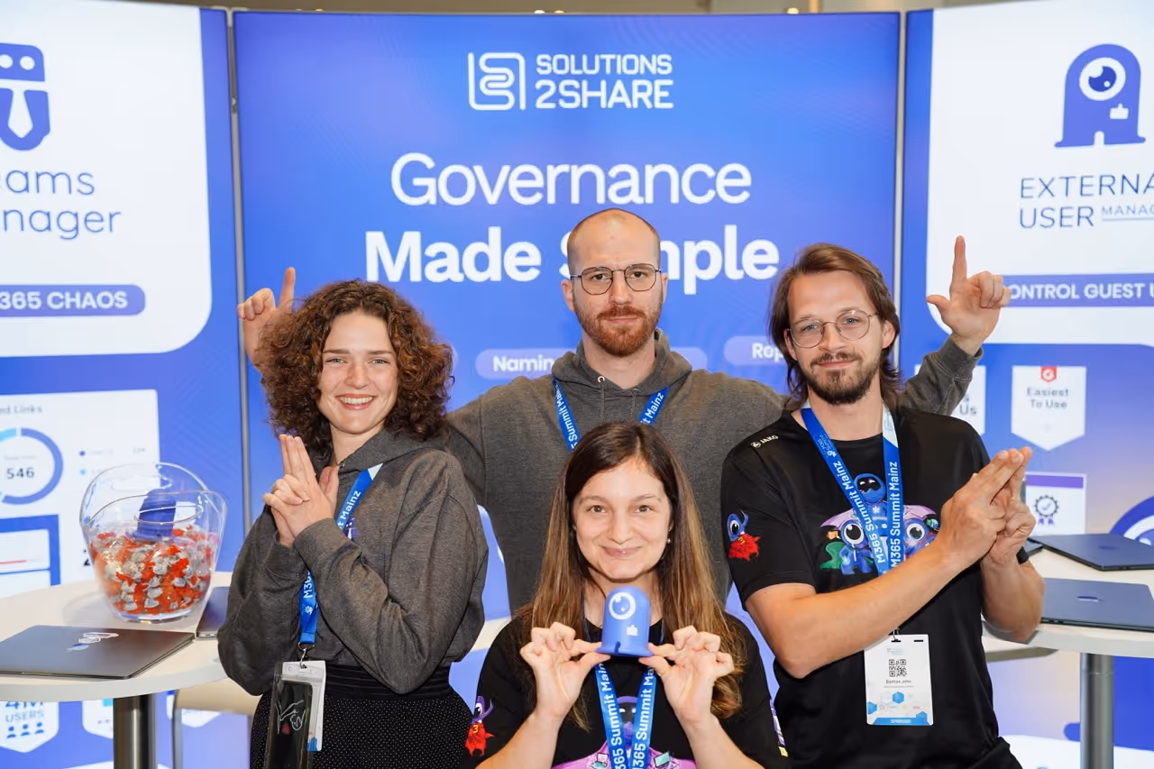 Solutions2Share Team — Microsoft Teams Governance Workshops