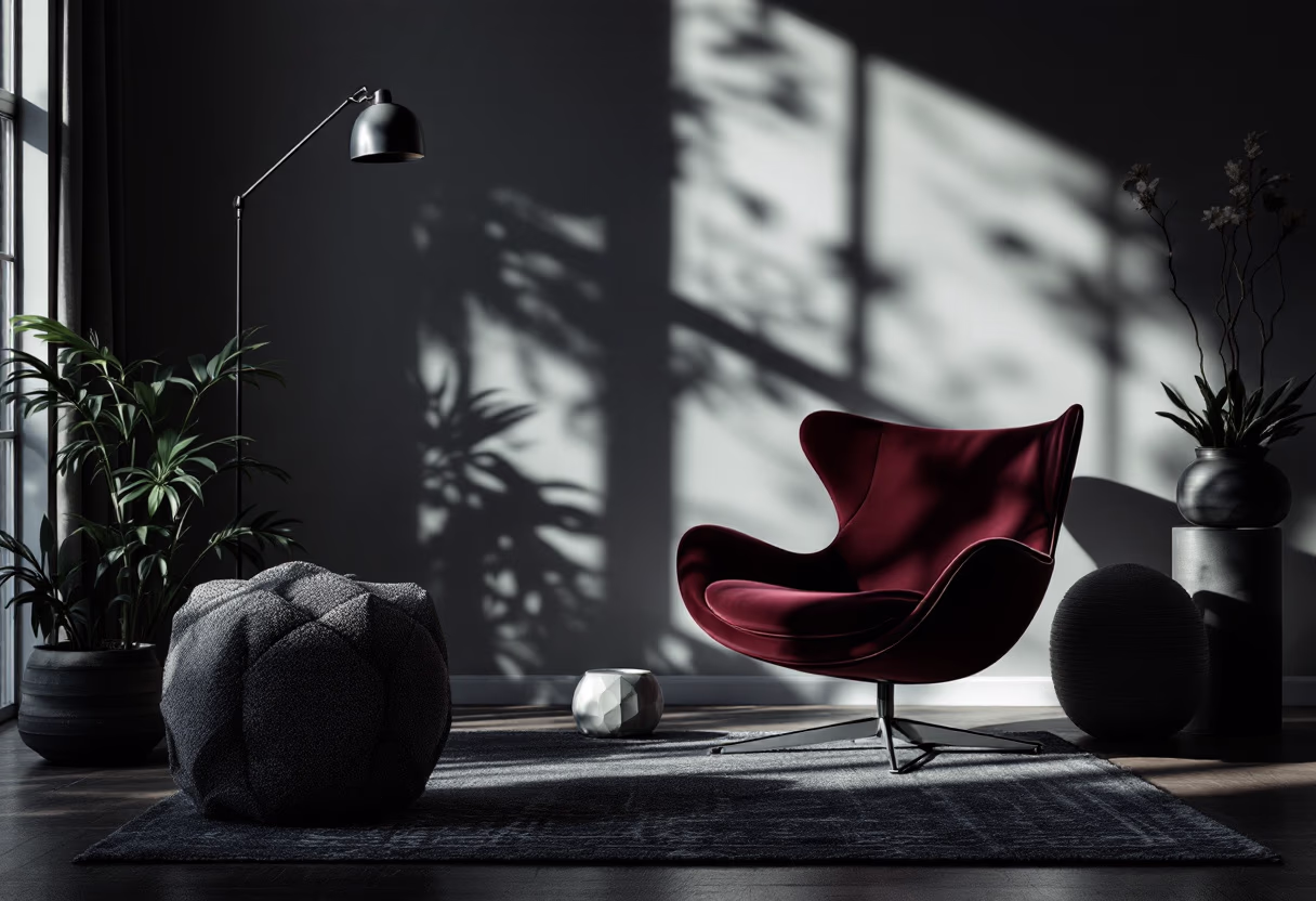 image of recent living room design project