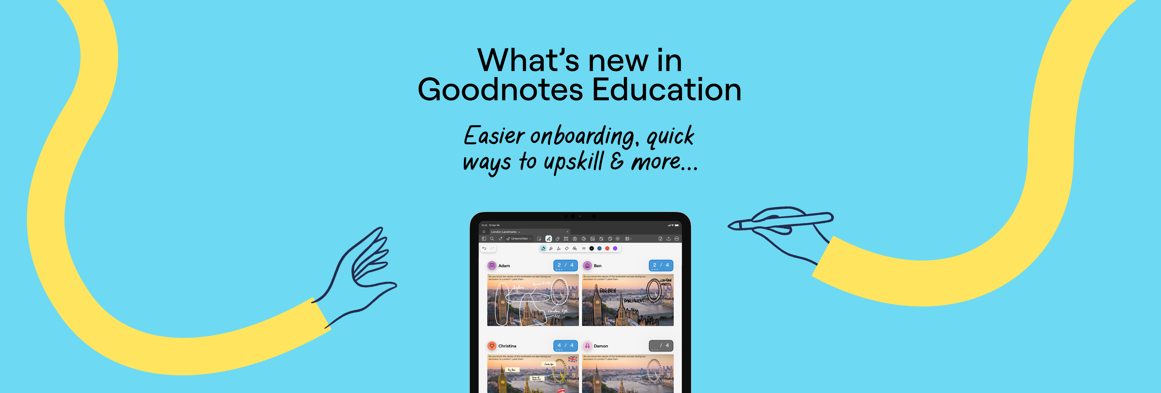 What’s new in Goodnotes Education: Easier onboarding, quick ways to upskill & more…