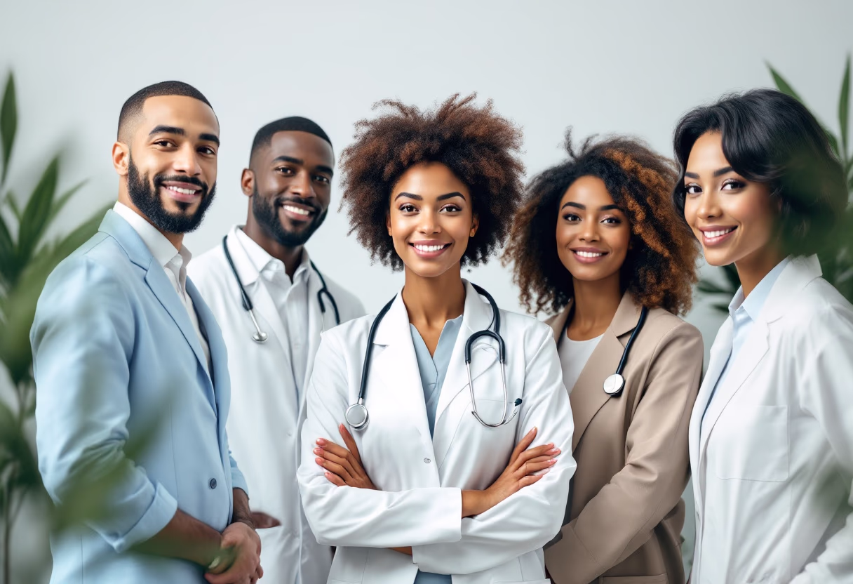 image of healthcare professionals in action