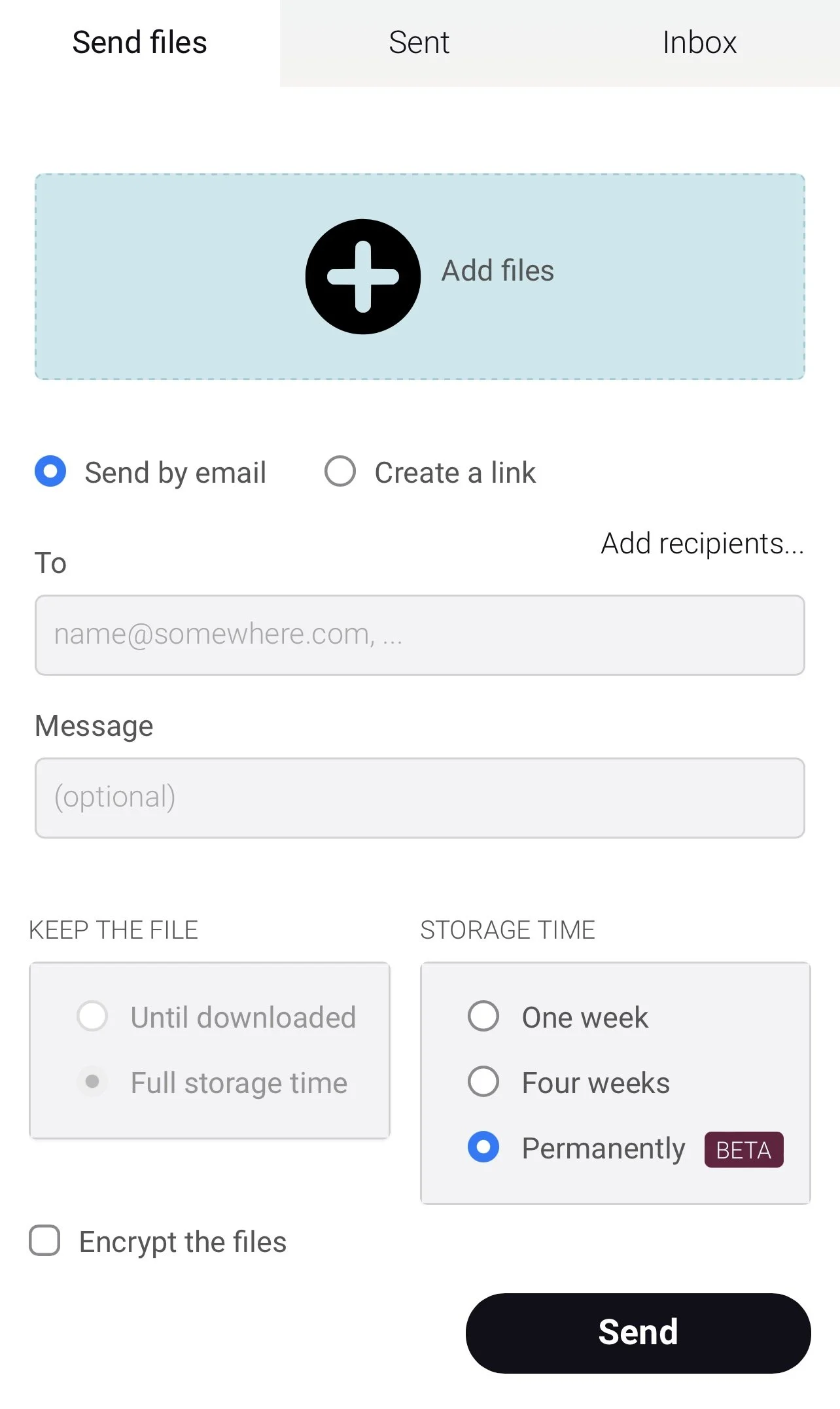 New feature announcement: Store your files permanently with Sprend Backpack