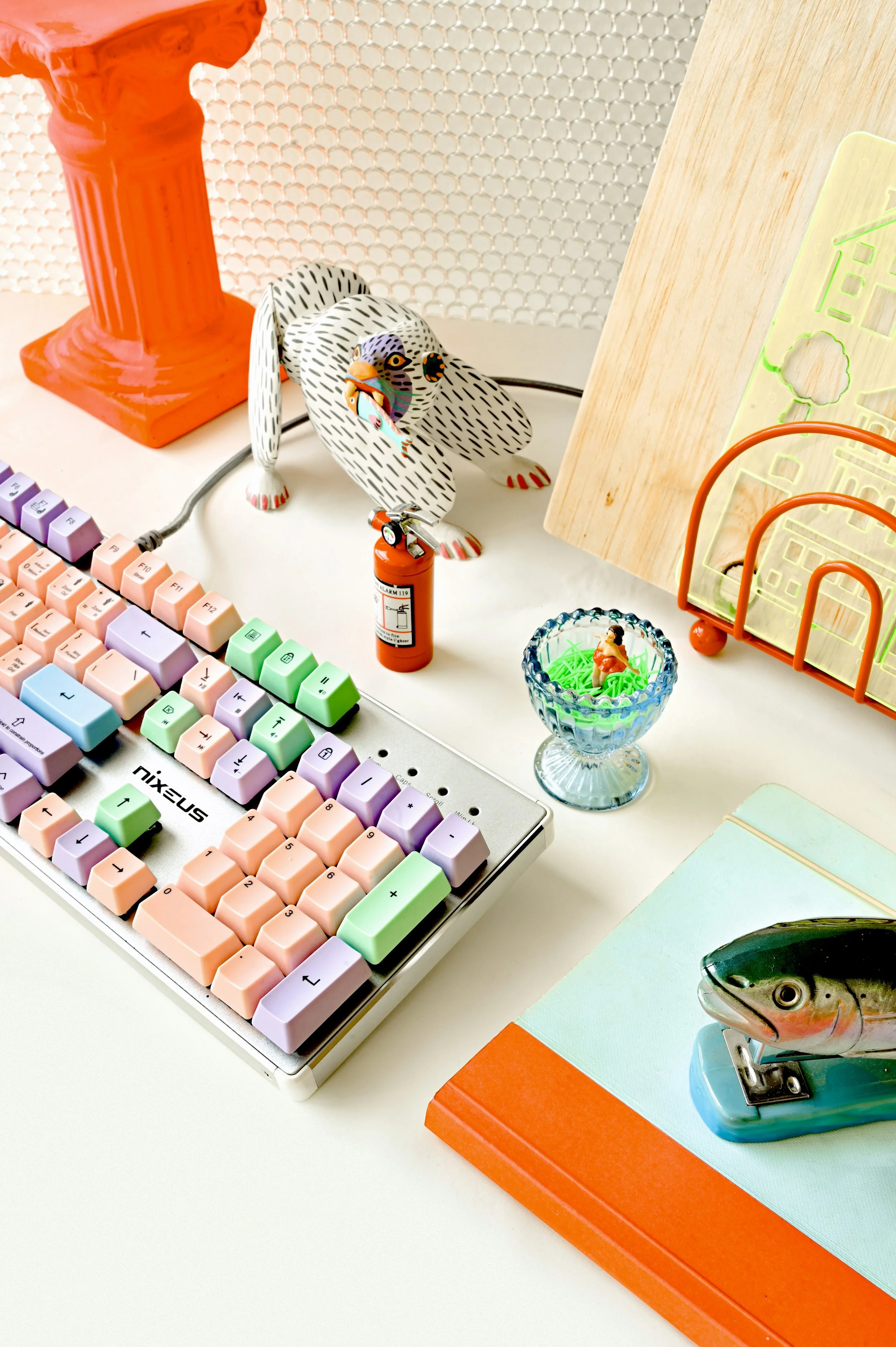 Working together in the same office for the first time