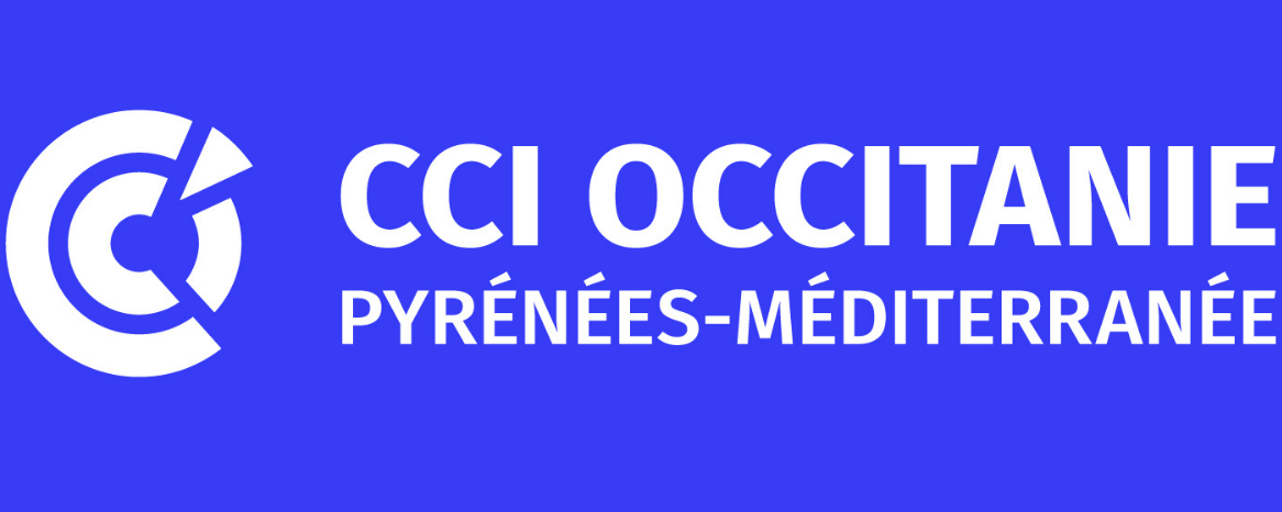 Logo de la CCI Occitanie, formée par Almera