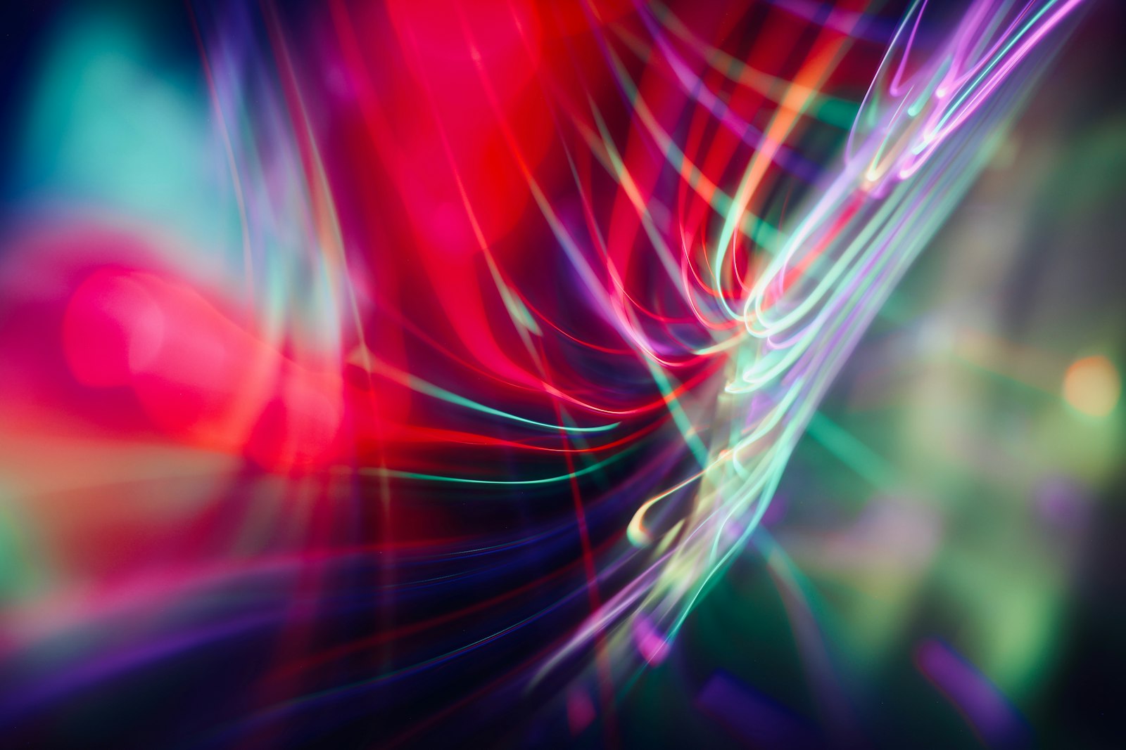 Technologie abstraite coloree