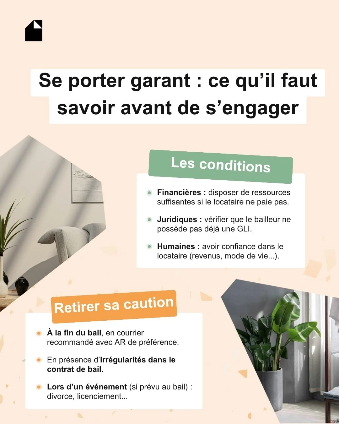 Infographie sur l'engagement du garant en location