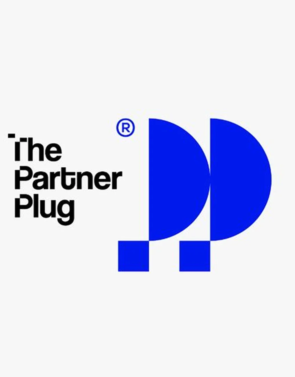 The Partner Plug logo with stylized blue PP letters and black text on white background.