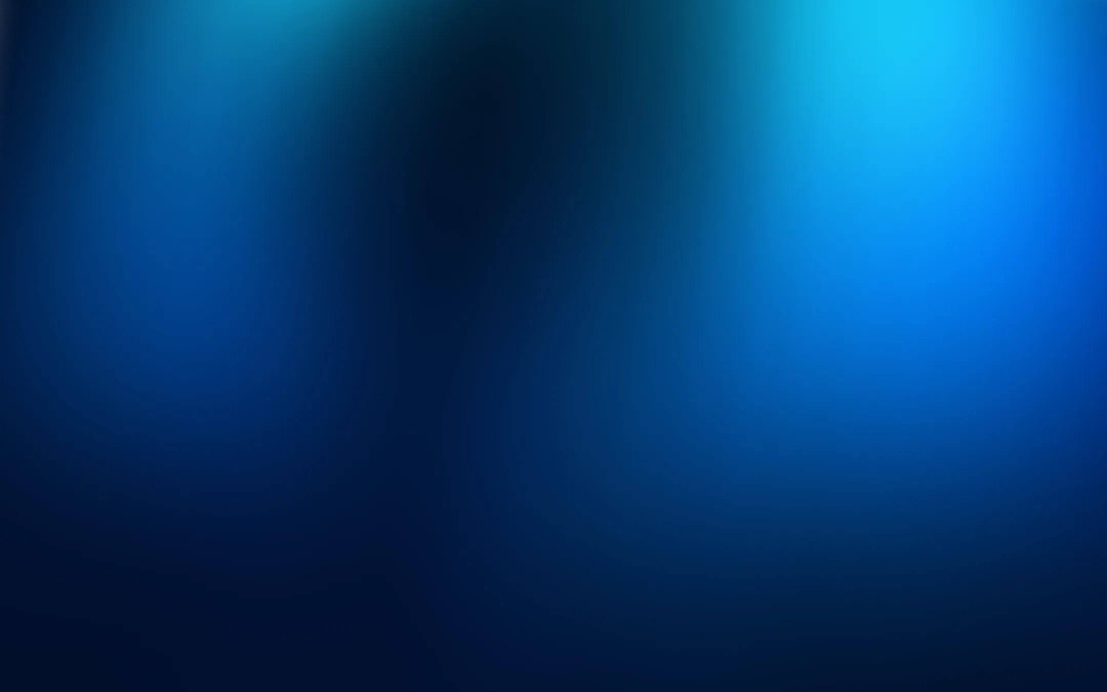 Abstract blue gradient background with darker and lighter blue shades.