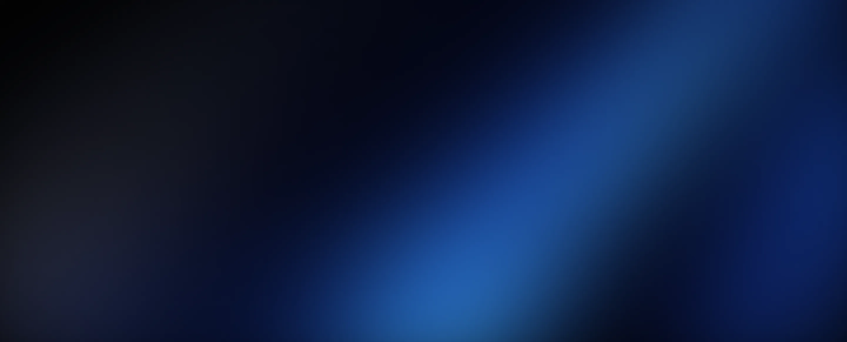 Abstract background with dark blue and black gradient colors blending diagonally.