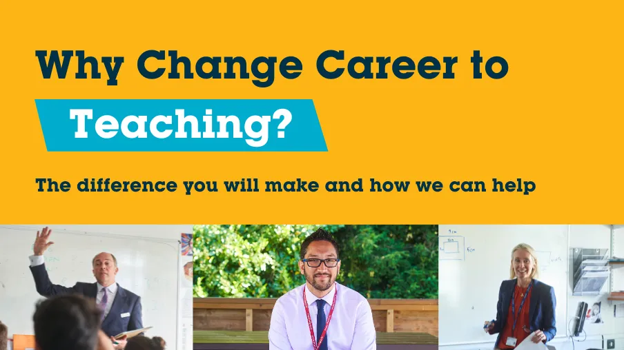Blog listing image for a Now Teach article on why people change career to teaching.