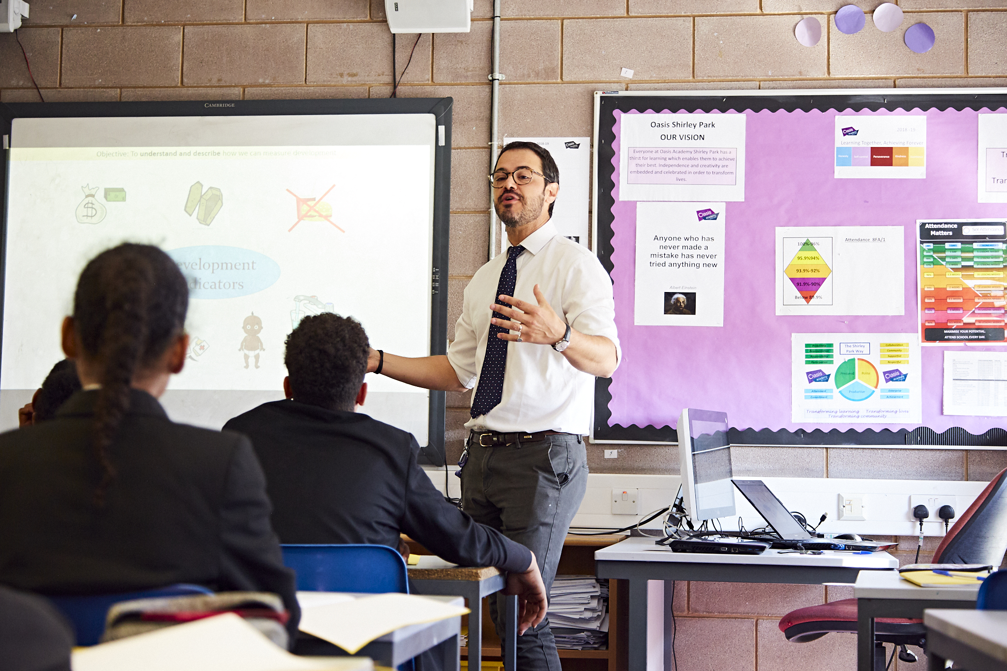 Now Teach July 2019 event photograph showing career-changers engaged in teacher training.