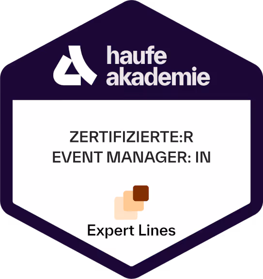 Haufe Akademie Certified Event Manager badge