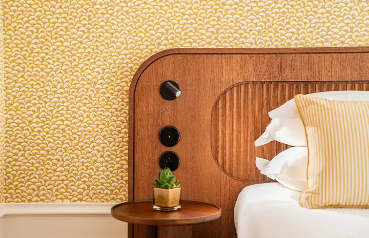 hotel à marseille prado avec chambre colorée