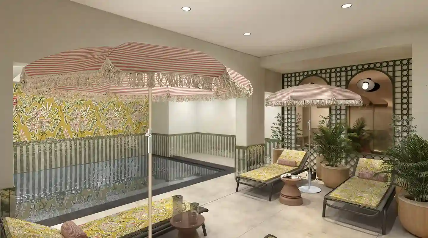 Espace Spa et Bien-être de l'Hôtel Lepoussin à Cannes.