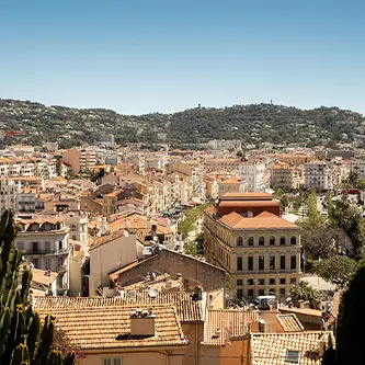 Aerial view of Cannes