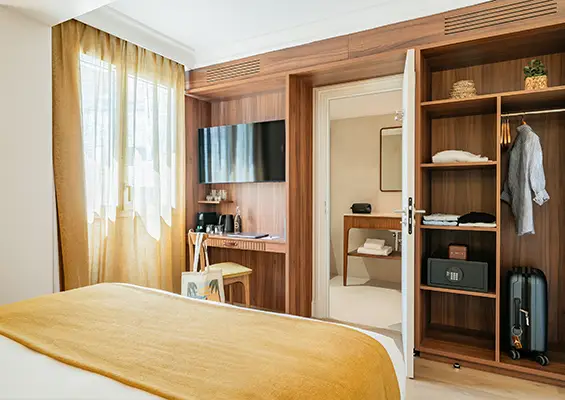 Chambre classique Lepoussin Hôtel Cannes.