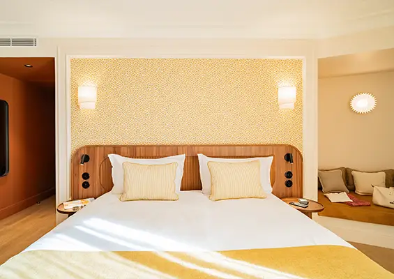 Chambre confort Lepoussin Hôtel à Cannes.