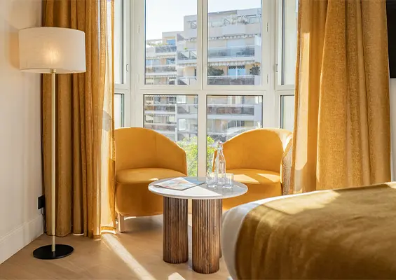 Chambre supérieure Hôtel Lepoussin Cannes