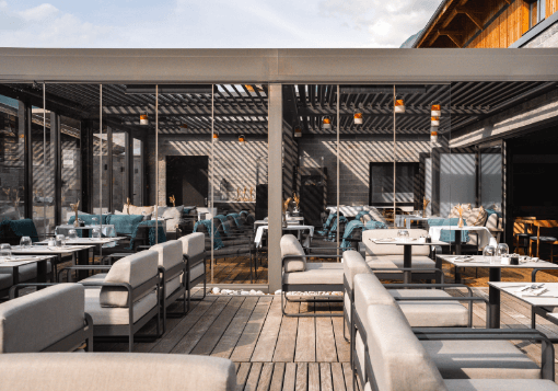 Terrace Hotel Heliopic Chamonix