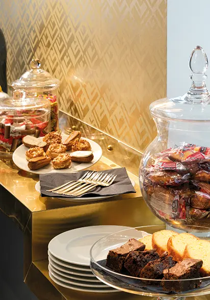 Snack at the Square Louvois hotel in Paris