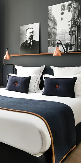 Room at the Square Louvois Paris hotel
