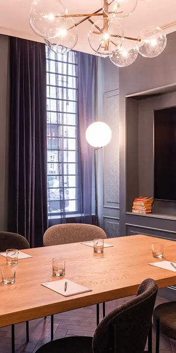 Executive Committee seminar room at the Hotel Square Louvois Paris
