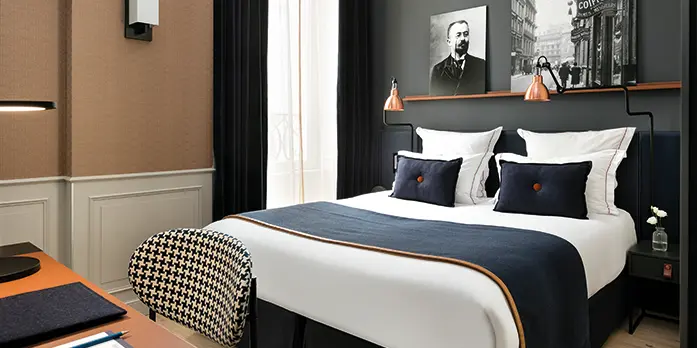 Room at the Square Louvois Paris hotel