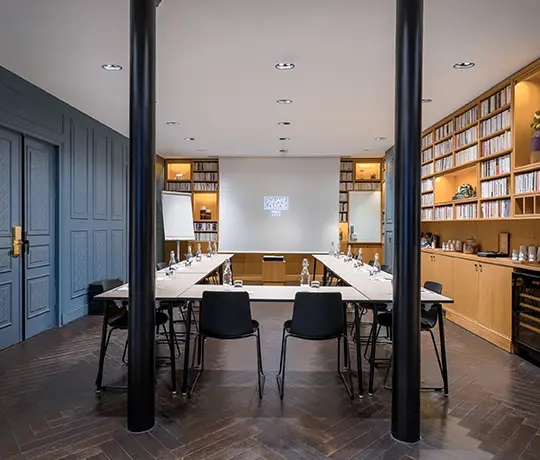 Choiseul and Vivienne rooms of the Square Louvois hotel in Paris