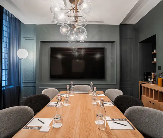 Richelieu room at the Square Louvois hotel in Paris