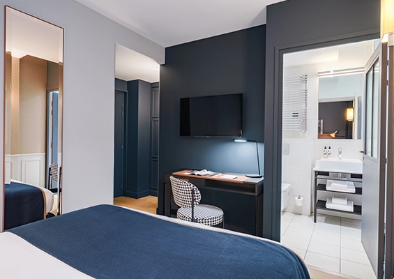 Chambre simple Hôtel Square Louvois Paris