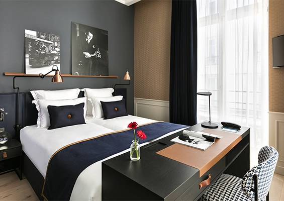 Chambre Classique hôtel Square Louvois à Paris