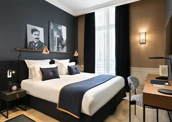 Chambre supérieure hôtel Square Louvois paris