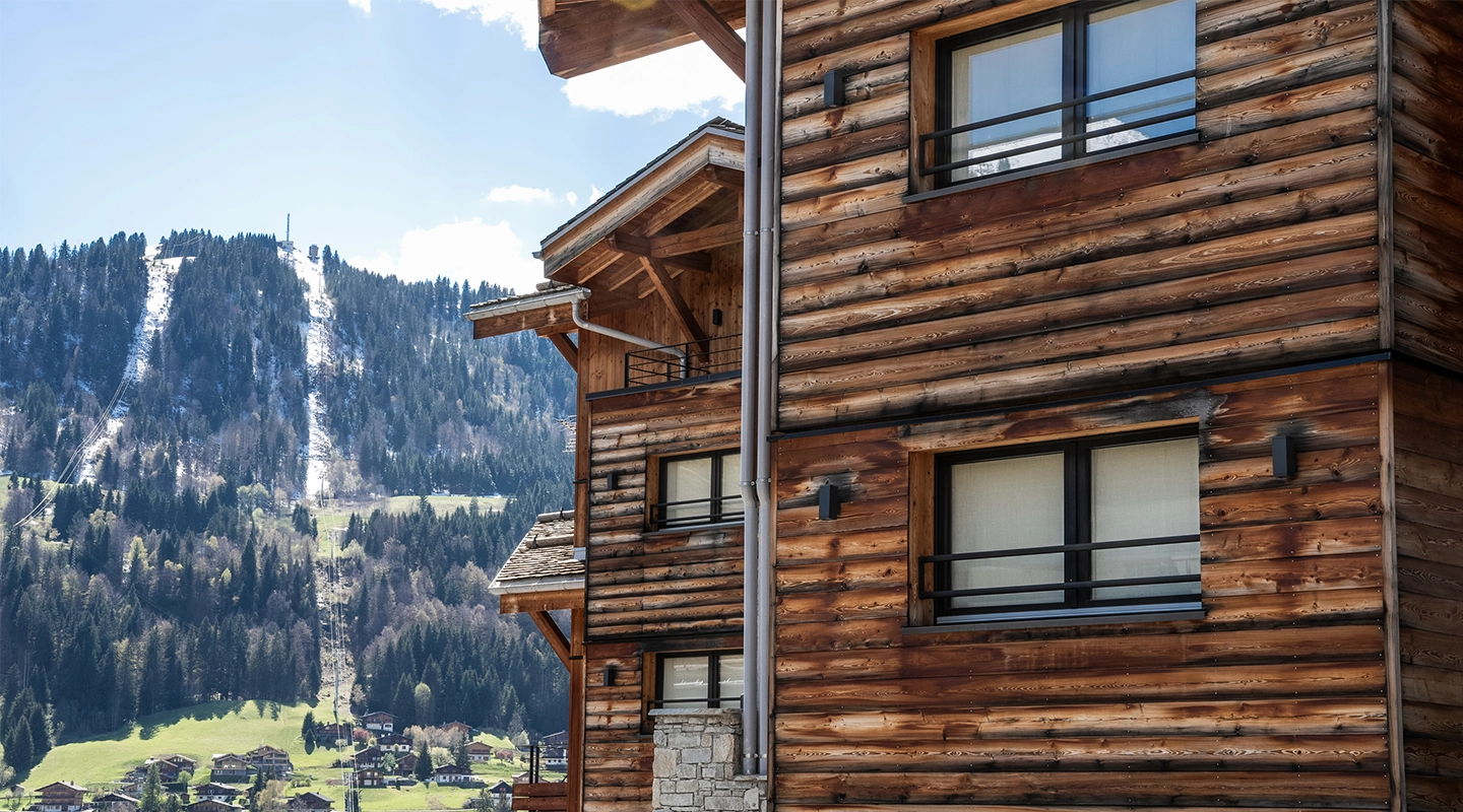 Facade of Hotel St-Alban La Clusaz