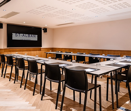 conference room at the St-Alban La Clusaz Hotel