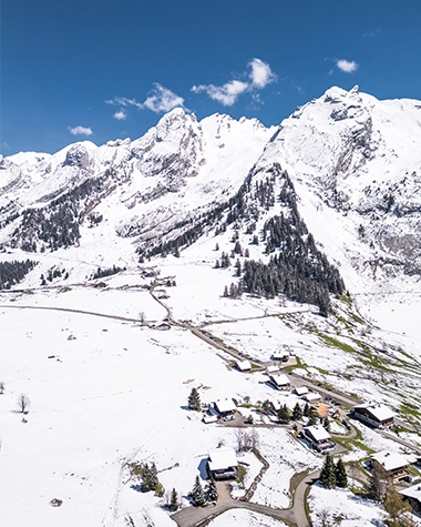 La Clusaz sous la neige