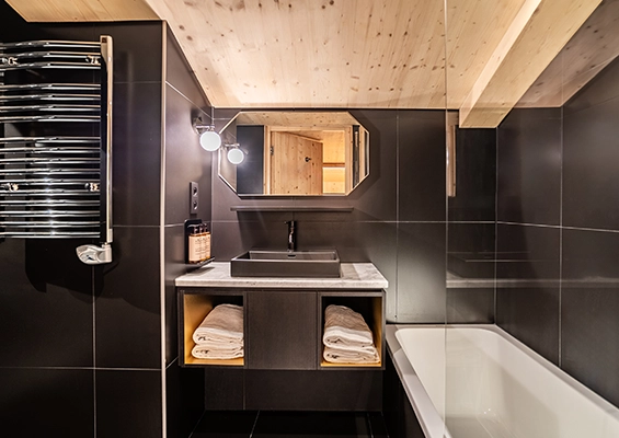 St-Alban La Clusaz family room bathroom