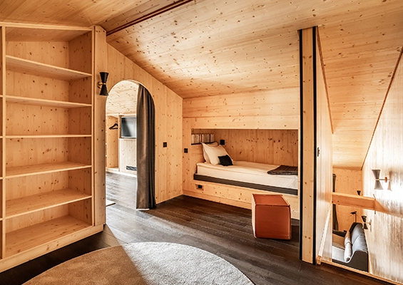 Duplex room 4 people single bed