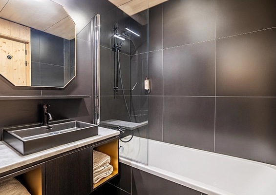 St-Alban Single Room in La Clusaz Bathroom