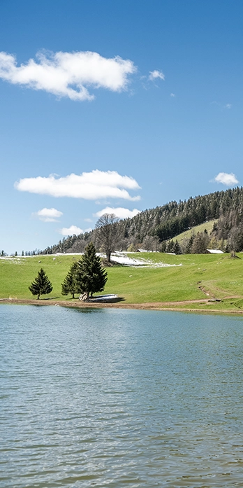 Lac des Confins in La Clusaz