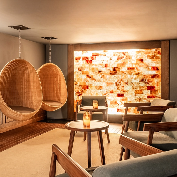 Entrance to the St-Alban NUXE spa