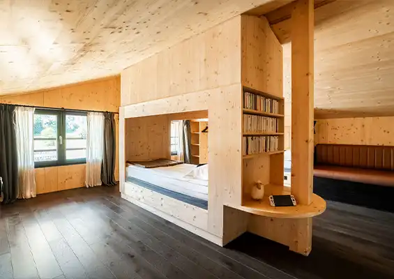 St-Alban La Clusaz family room cabin beds