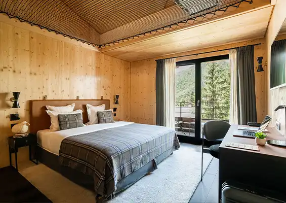 Duplex room 5 people double bed