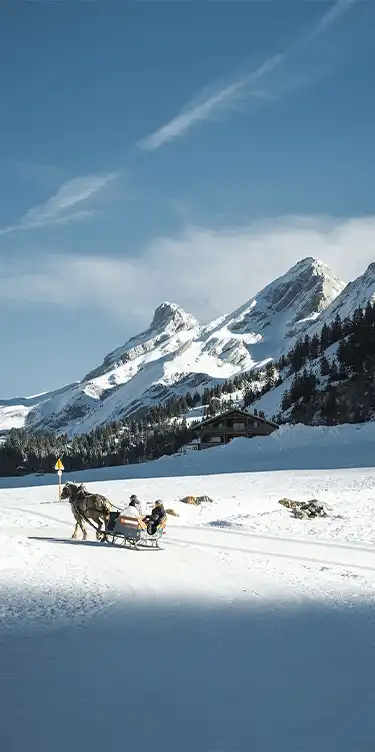 Hôtel St-Alban vue sur les pistes de La Clusaz